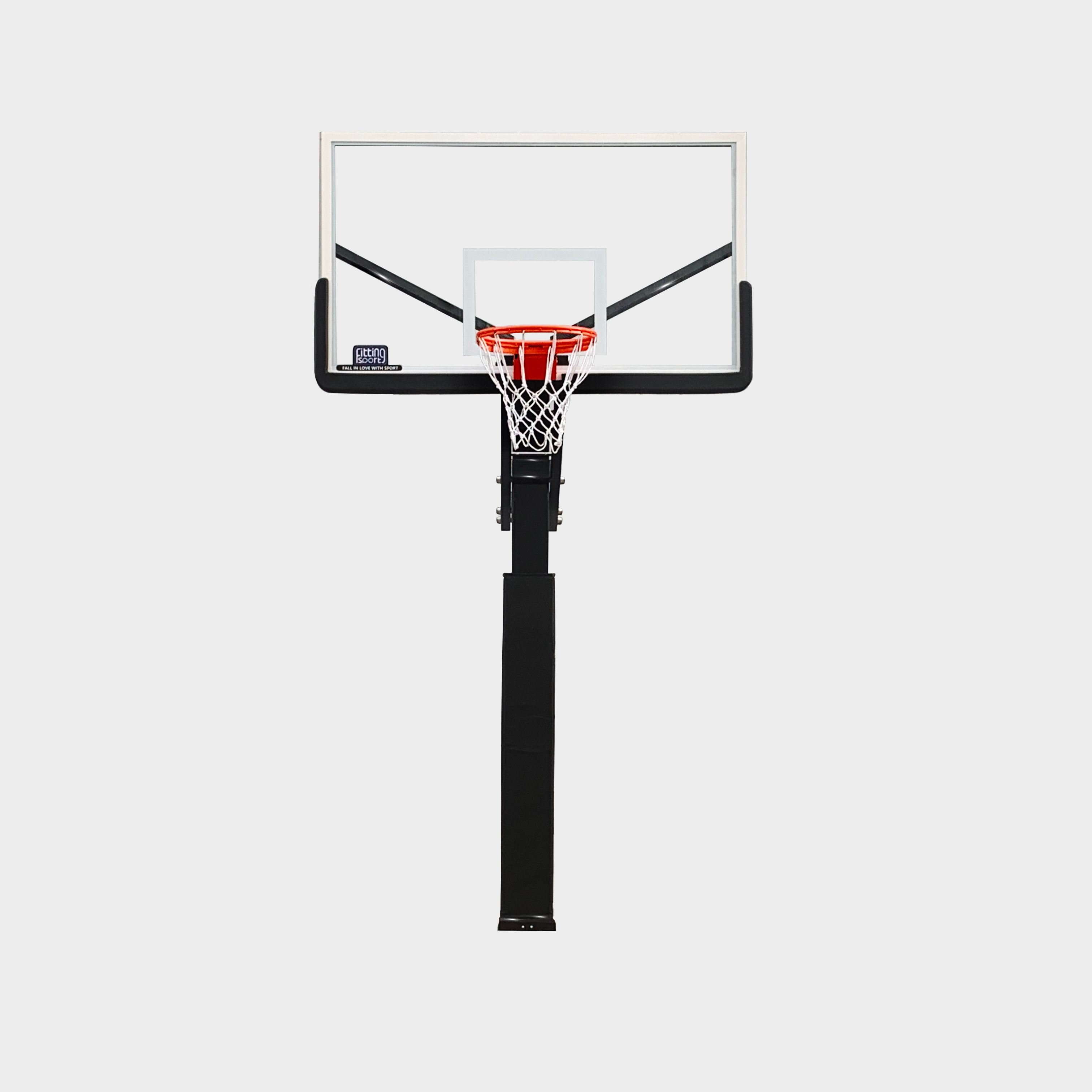 Basketball Hoop - Outdoor Basketball Hoop Powder-coated Steel Pole&