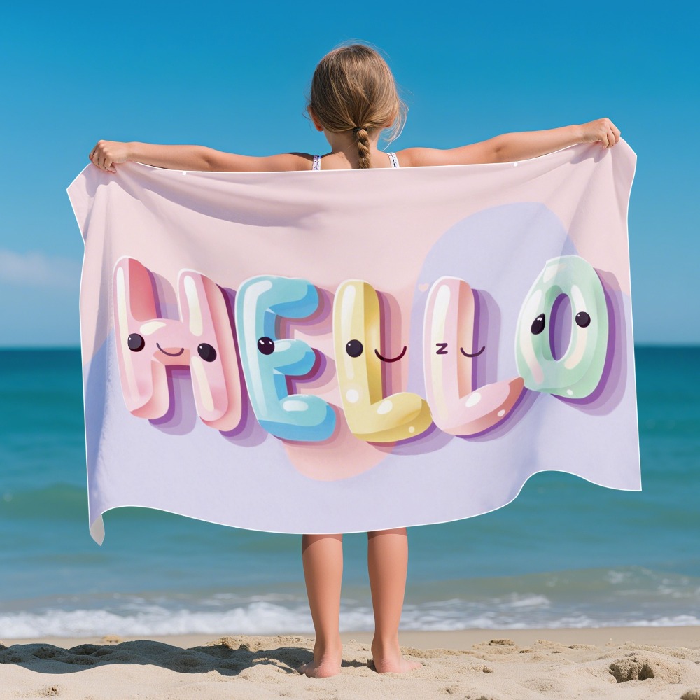Cartoon Pattern Beach Towel Ki - Yoga Mat ulasan dan harga