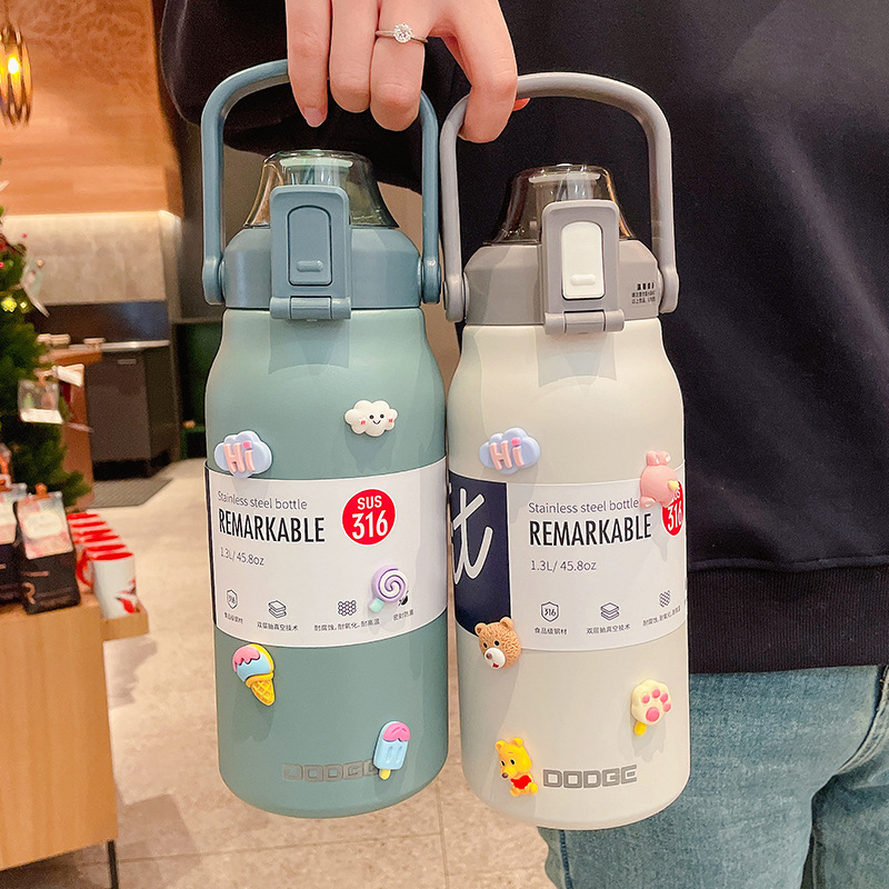 316 Stainless Steel Straw Tumb - Sports Water Bottle Insulated ulasan dan harga