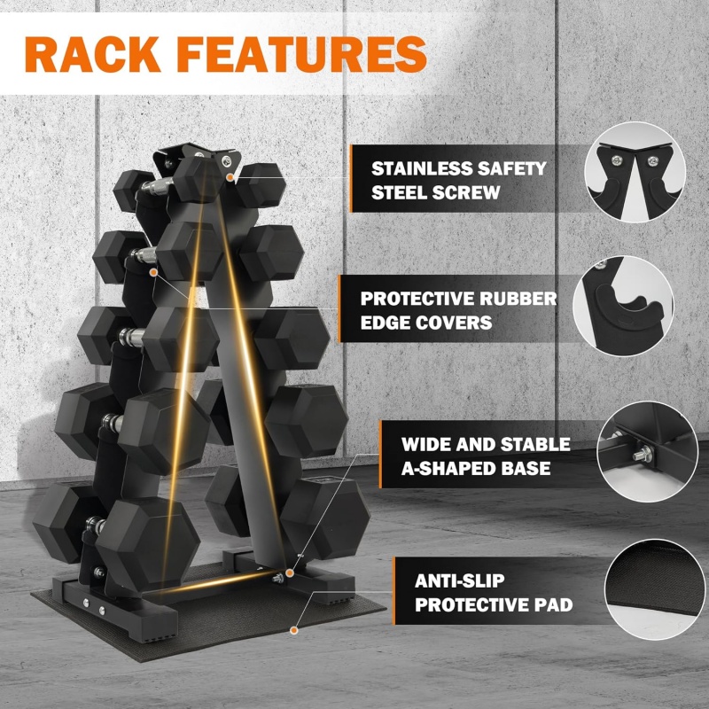 Home Gym Exercise Strength Tra - Dumbbell Set ulasan dan harga