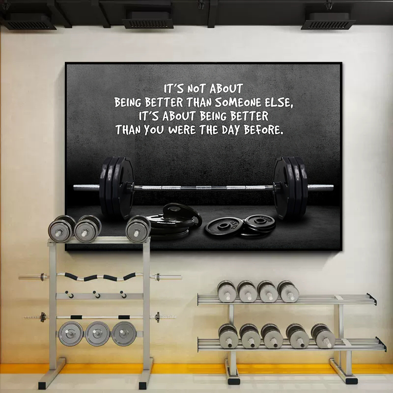 Modern Motivating Quote Sports - Sports Equipment Poster ulasan dan harga