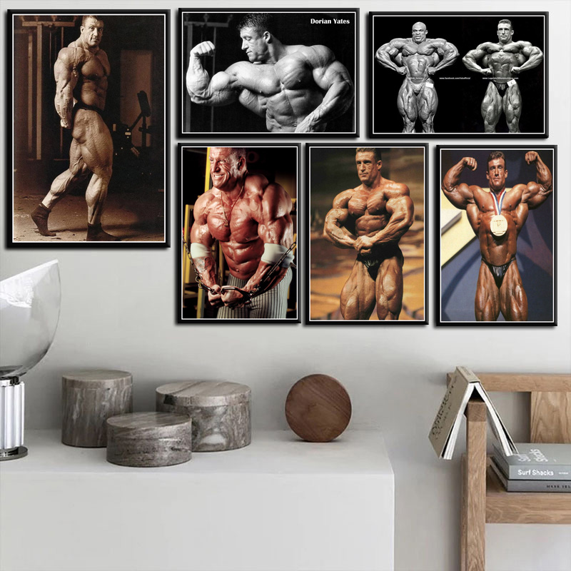 Great Dorian Yates Man Muscle  - Sports Equipment Poster ulasan dan harga