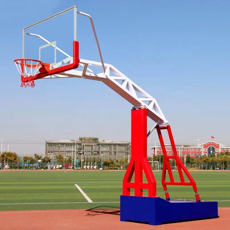 Glass Backboard Outdoor Basket - Basketball Hoop ulasan dan harga