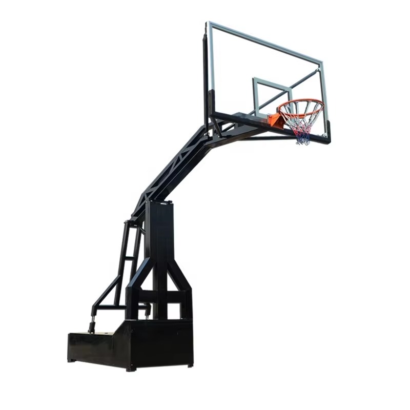 Glass Backboard Outdoor Basket - Basketball Hoop ulasan dan harga
